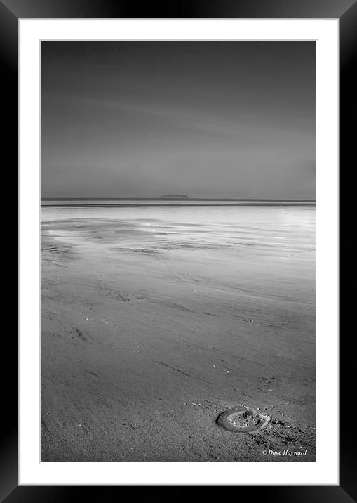 Luck In The Sand Framed Mounted Print by Dave Hayward
