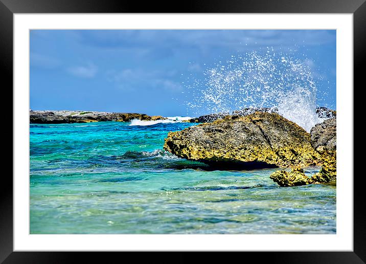 Riviera Maya Framed Mounted Print by Valerie Paterson