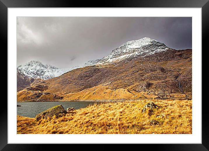Snowdonia Framed Mounted Print by Pete Lawless