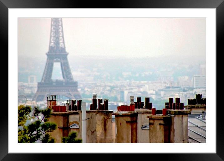 View from Montmartre Framed Mounted Print by Richard Cruttwell