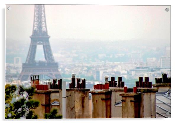 View from Montmartre Acrylic by Richard Cruttwell