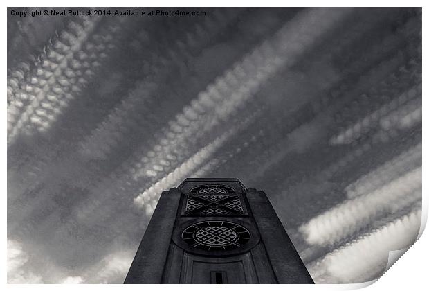 Clouds Over Oxo Print by Neal P