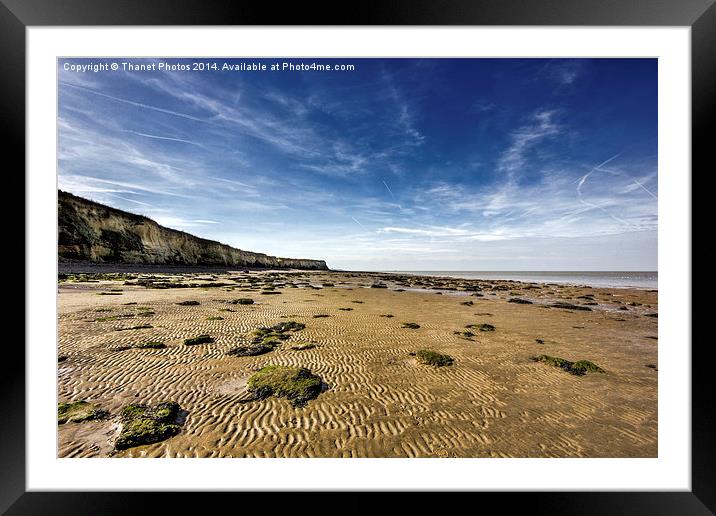 Deserted Beach Framed Mounted Print by Thanet Photos