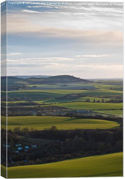Ivinghoe Beacon Canvas Print by Graham Custance