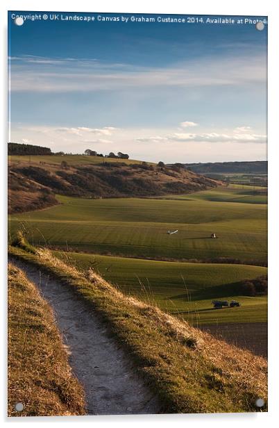 Dunstable Downs Acrylic by Graham Custance