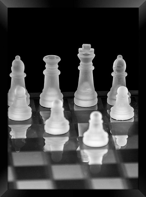 Chess Game Set Framed Print by Keith Thorburn EFIAP/b