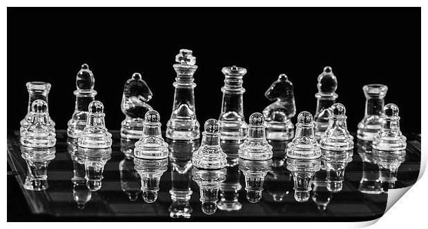 Chess Game Set Print by Keith Thorburn EFIAP/b