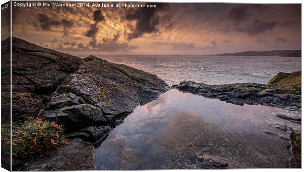 Sunrise from the Island Canvas Print by Phil Wareham