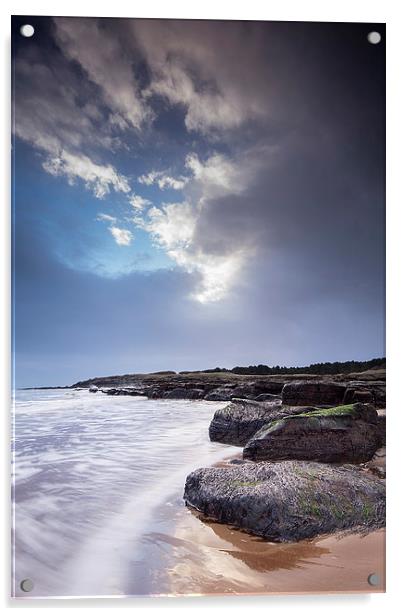 Storm at Tyninghame Beach Acrylic by Keith Thorburn EFIAP/b