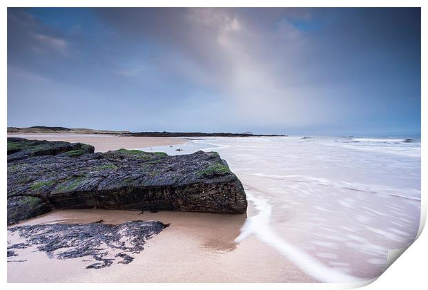 Tyninghame Beach Rocks Print by Keith Thorburn EFIAP/b