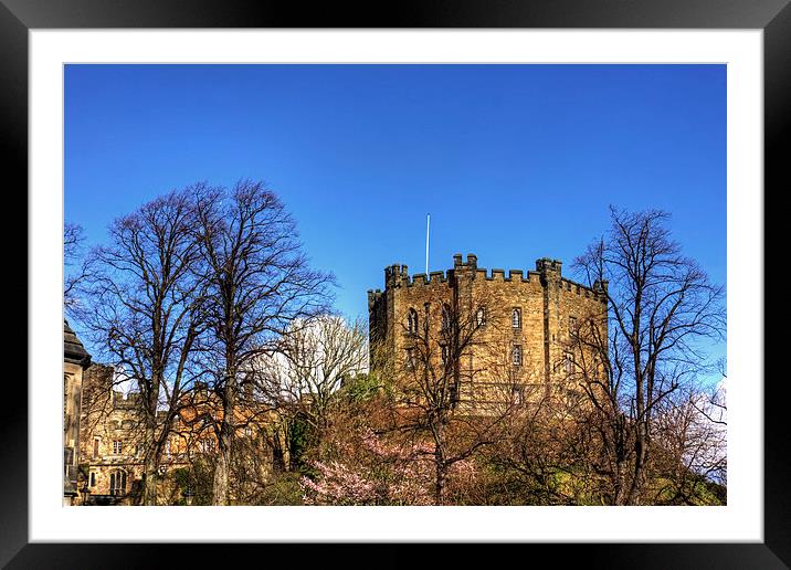 Durham Castle Keep Framed Mounted Print by Tom Gomez