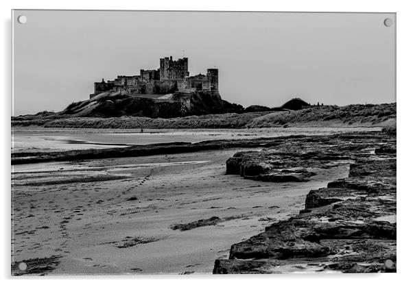 Bamburgh Castle Acrylic by Northeast Images