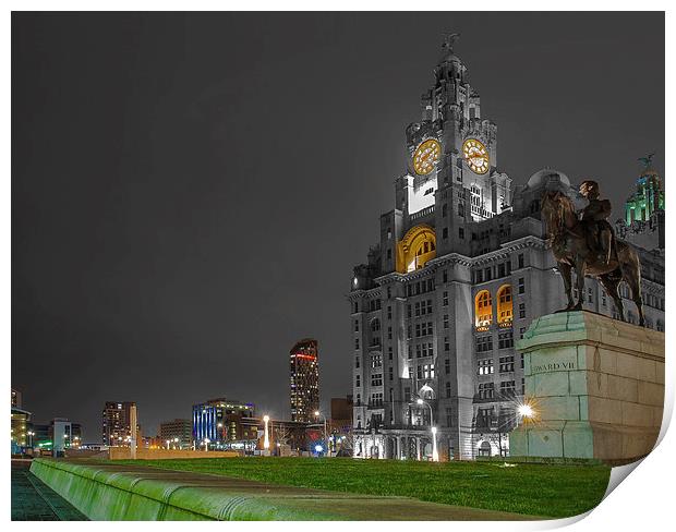 LIVER BUILDING Print by paul jones