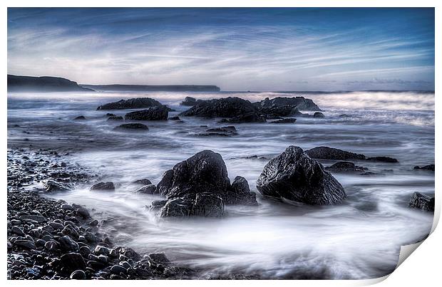Early Morning Freshwater West Print by Simon West