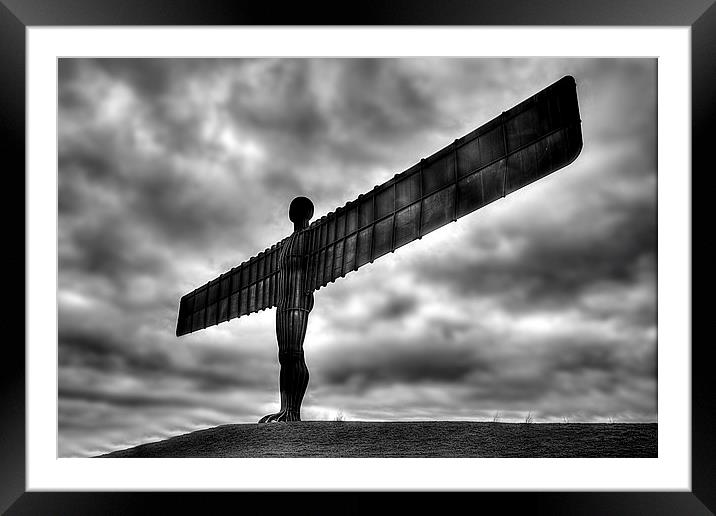 Angel of The North Framed Mounted Print by Simon West