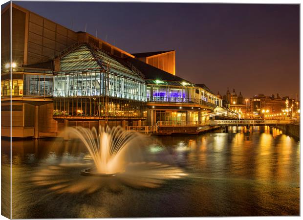 Princes Quay Canvas Print by Val Saxby LRPS