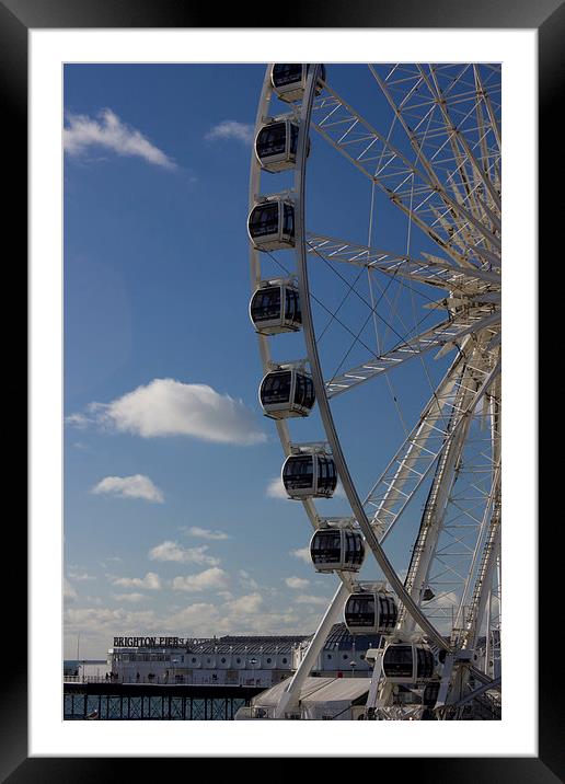 The Brighton Wheel 2 Framed Mounted Print by James Ward