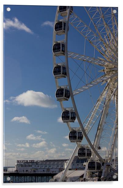 The Brighton Wheel 2 Acrylic by James Ward