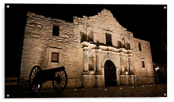 The Alamo Remembered - No. 2 Acrylic by Stephen Stookey