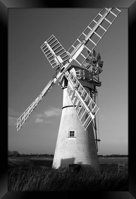 Thurne Windmill Framed Print by Steve Hardiman