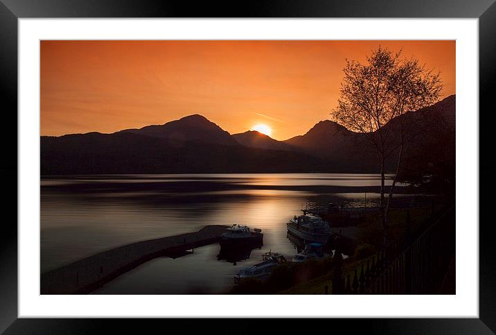 LOCH LOMOND SCOTLAND Framed Mounted Print by Clive Eariss