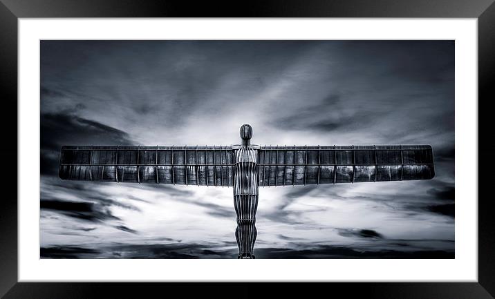 The Angel of the North Framed Mounted Print by Guido Parmiggiani