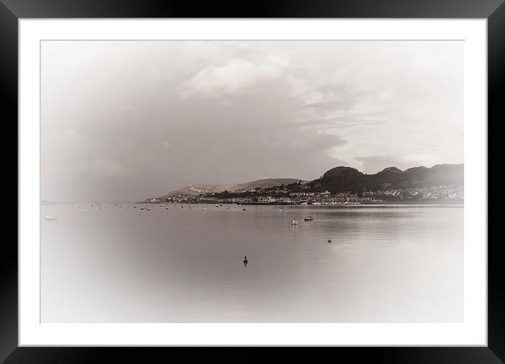 Conwy Estuary Framed Mounted Print by Sean Wareing