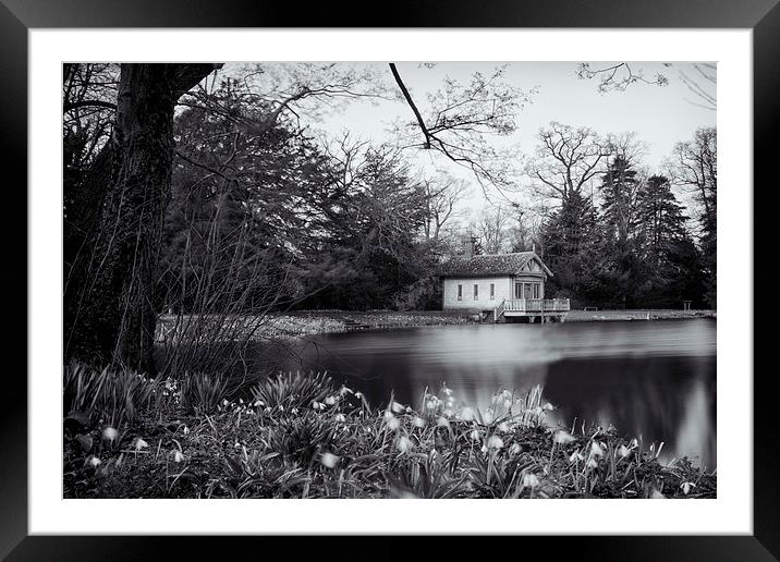 Summerhouse on the Lake Framed Mounted Print by Adam Payne