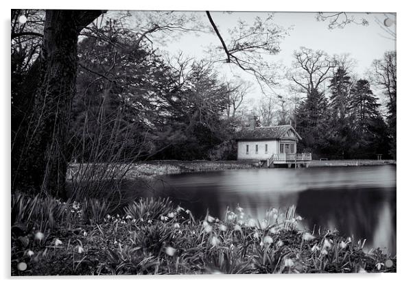Summerhouse on the Lake Acrylic by Adam Payne