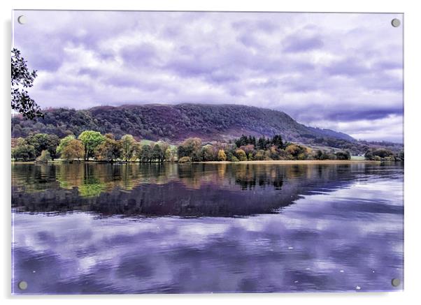Lake of Mentieth Acrylic by Fraser Hetherington