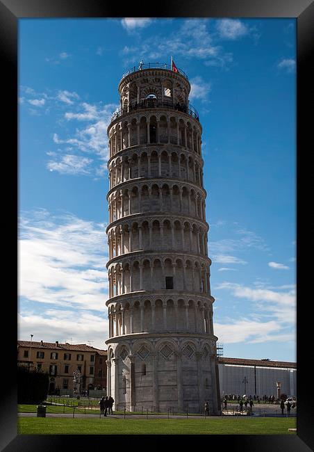 Leaning Tower of Pisa Framed Print by Terry Rickeard