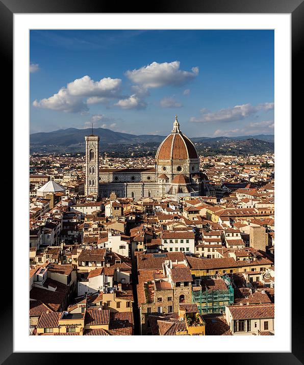 Florence Duomo Cathedral Framed Mounted Print by Andy McGarry
