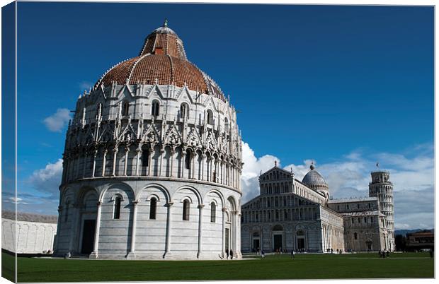 Leaning Tower of Pisa Canvas Print by Terry Rickeard