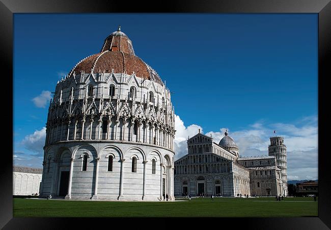 Leaning Tower of Pisa Framed Print by Terry Rickeard