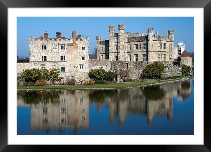 Leeds Castle Framed Mounted Print by Diane Griffiths