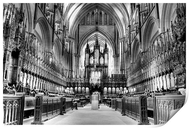 Lincoln Cathedral Print by Sarah Couzens
