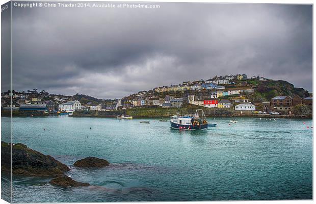 Mevagissy Cornwall Canvas Print by Chris Thaxter