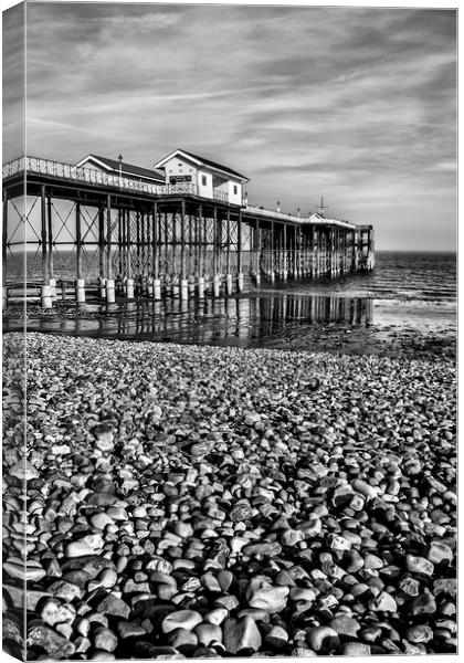 Penarth  Pier. Canvas Print by Becky Dix