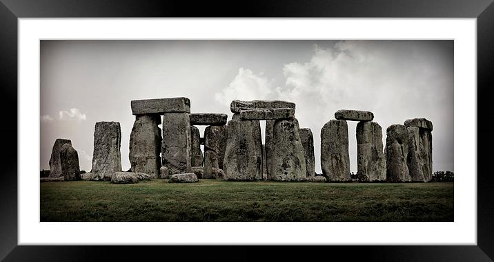Stonehenge Framed Mounted Print by Stephen Stookey