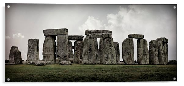 Stonehenge Acrylic by Stephen Stookey