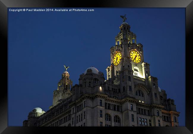 The Liver Building Framed Print by Paul Madden