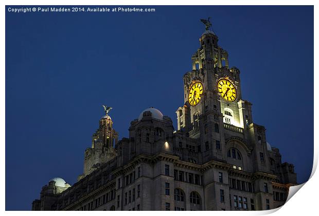 The Liver Building Print by Paul Madden
