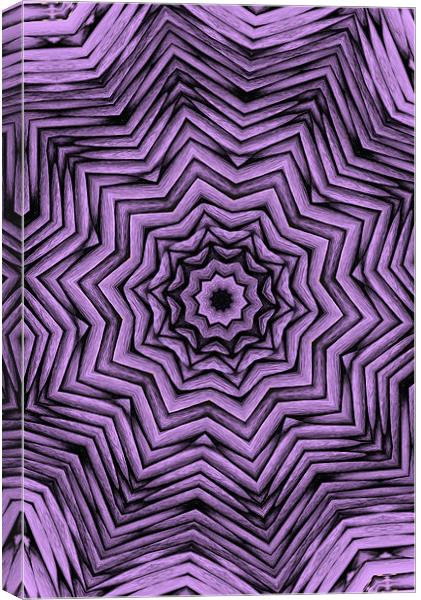 Purple abstract 5 Canvas Print by Ruth Hallam