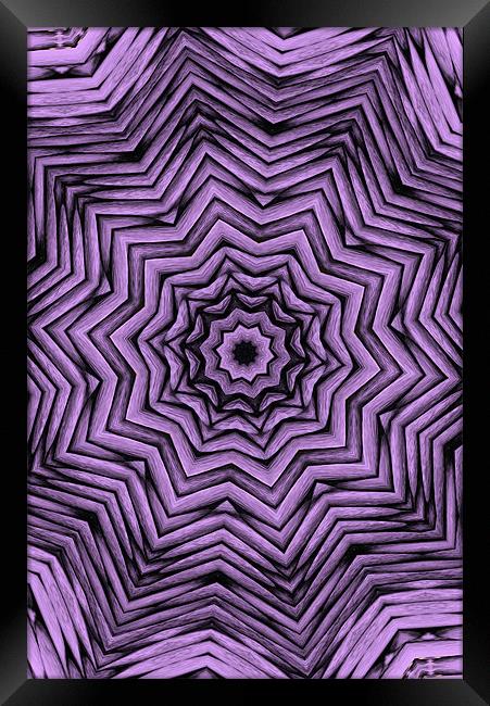 Purple abstract 5 Framed Print by Ruth Hallam