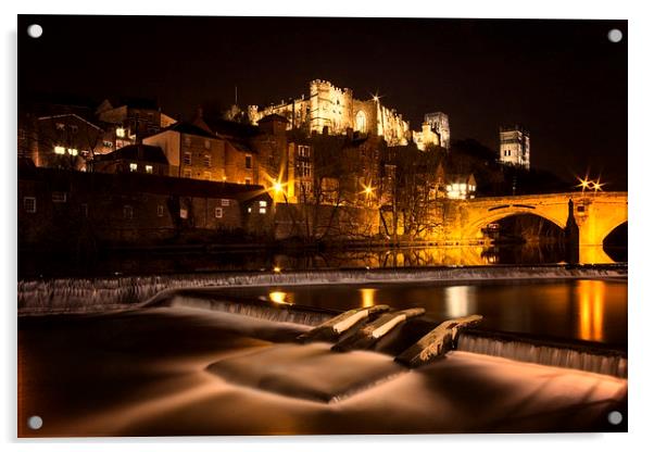 Durham Cathedral and Castle Acrylic by Northeast Images