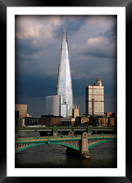 The Shard Framed Mounted Print by Stephen Stookey