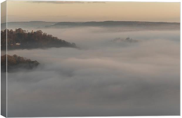 Matlock Mists Canvas Print by James Grant