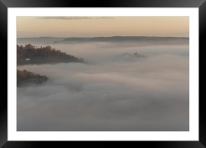 Matlock Mists Framed Mounted Print by James Grant