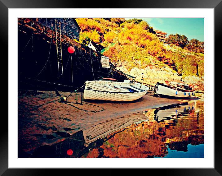 Seaside Reflections Framed Mounted Print by Jason Williams