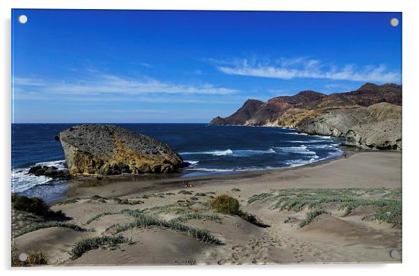 Playa de Monsul Acrylic by Digby Merry
